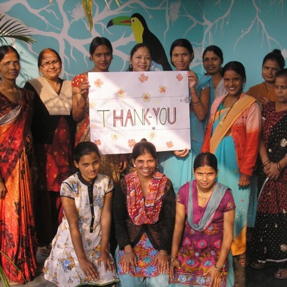 Fair Trade Small Drop Earrings Recycled Kantha Fabric Bead Boho Handmade Crafted - Picture 12 of 15